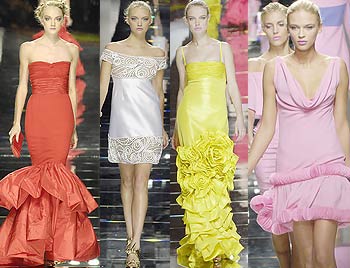 Новый год 2008. год Крысы (Мыши) В чем встречать новый 2008 год. Что надеть. Новогодние платья - вечерние платья из модной коллекции 2008 года