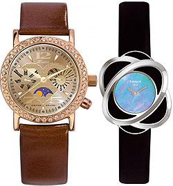 Фото. Подарок для женщины: часы женские Ника, Tissot