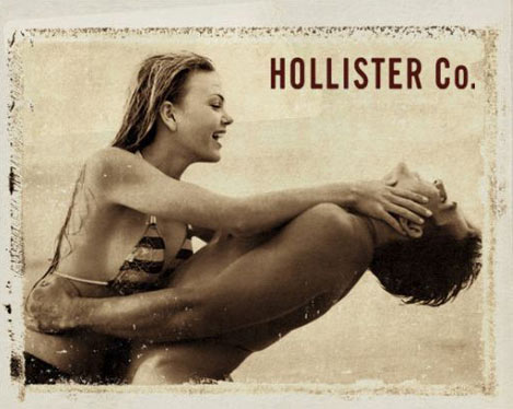 Легендарная американская одежда Hollister в Москве. Фото
